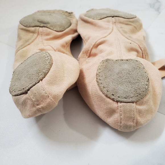 BLOCH Pro Elastic Very Used Ballet Slippers Flats Pink Size 6 - Picture 4 of 6